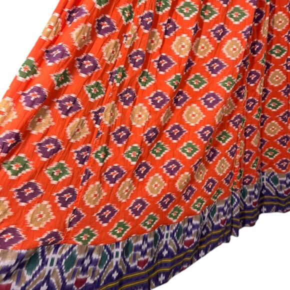 Denim & Supply Ralph Lauren Boho Embellished Maxi Dress Medium Mirrored Tassel - Picture 7 of 8